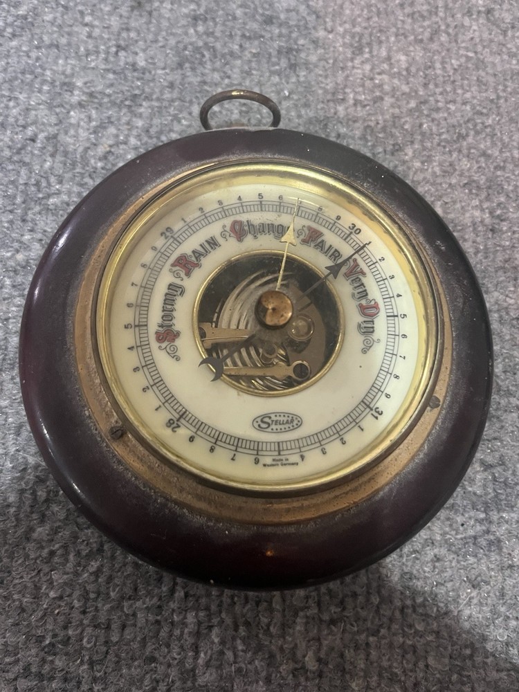 Vintage German Weather Barometer Untested