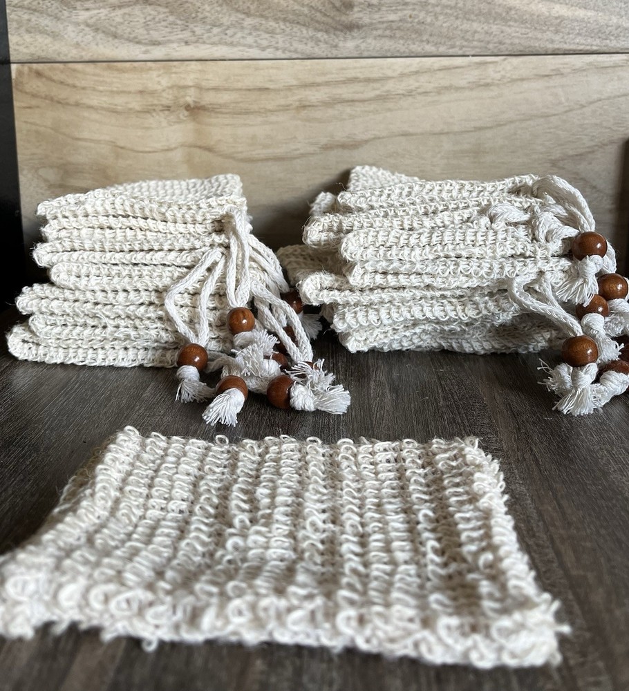 Sisal soap bags