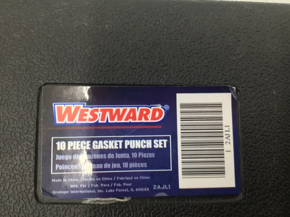 Westward - 2AJL1, 10 Pc Gasket Punch Set