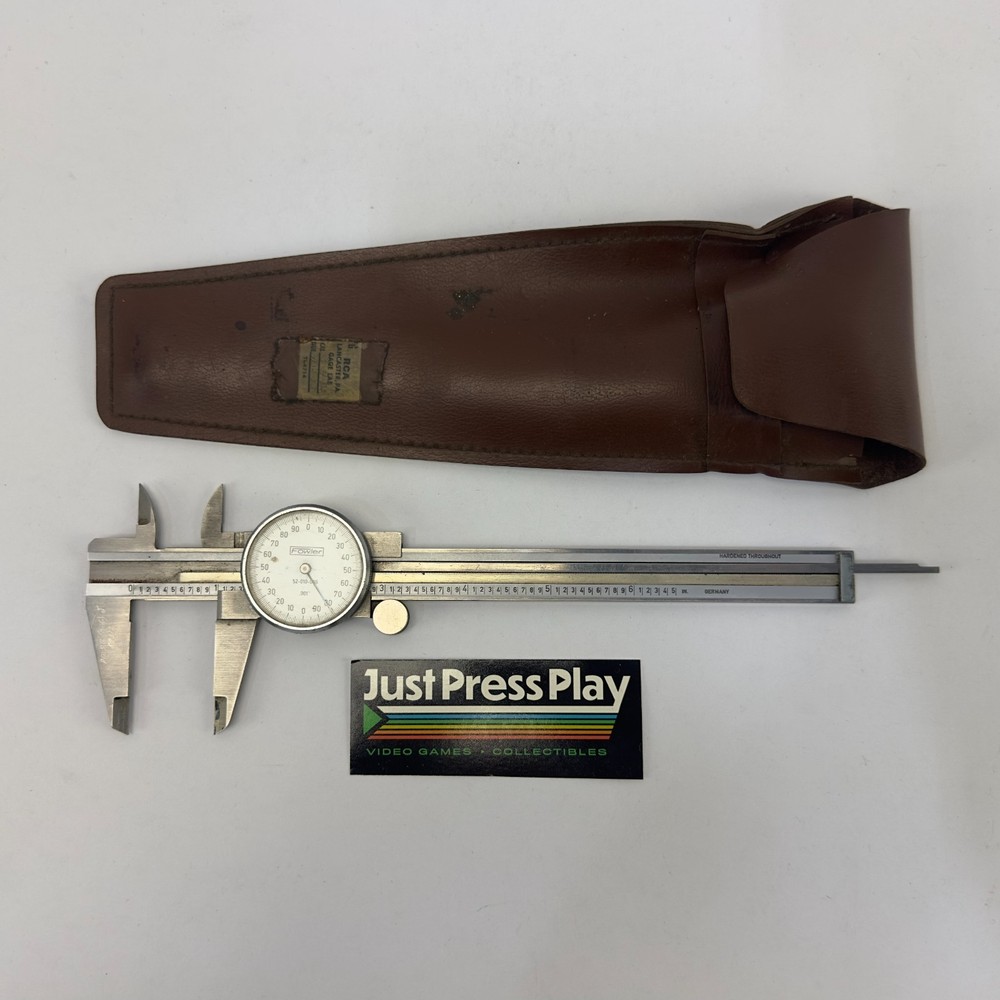 Fowler Universal Dial Calipers w/ Original Leather Pouch | 52-010-006