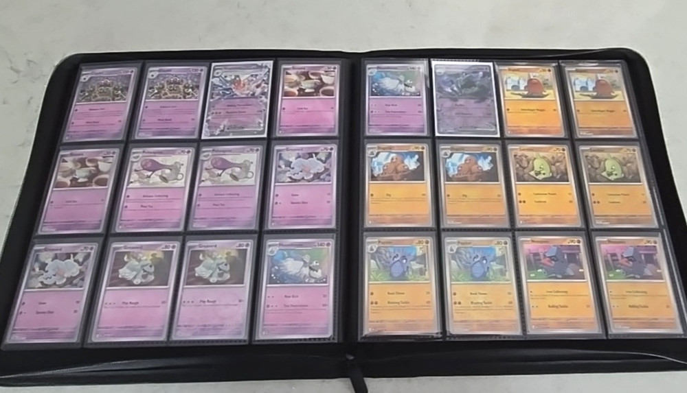 Obsidian Flames Complete Base Set w/ Reverse Holo & Binder - 382 Cards