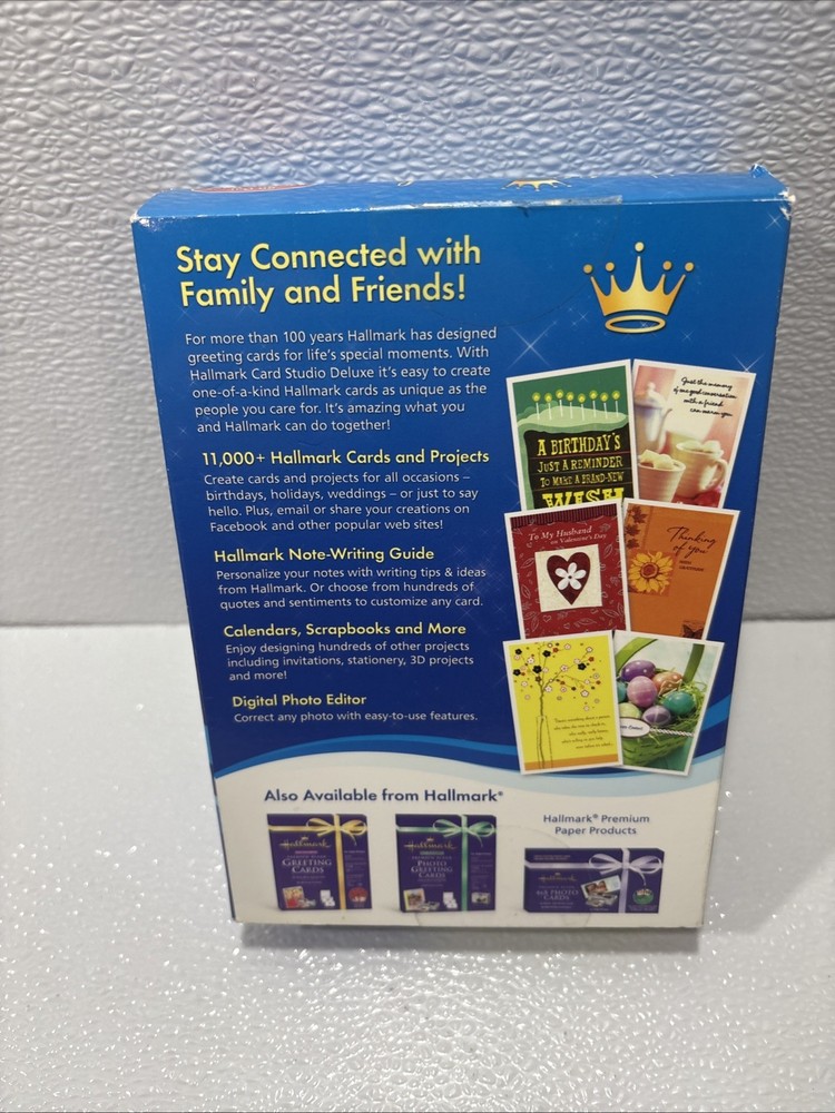 Hallmark Card Studio Deluxe Cards Calendars Scrapbooks Note Writing Guide