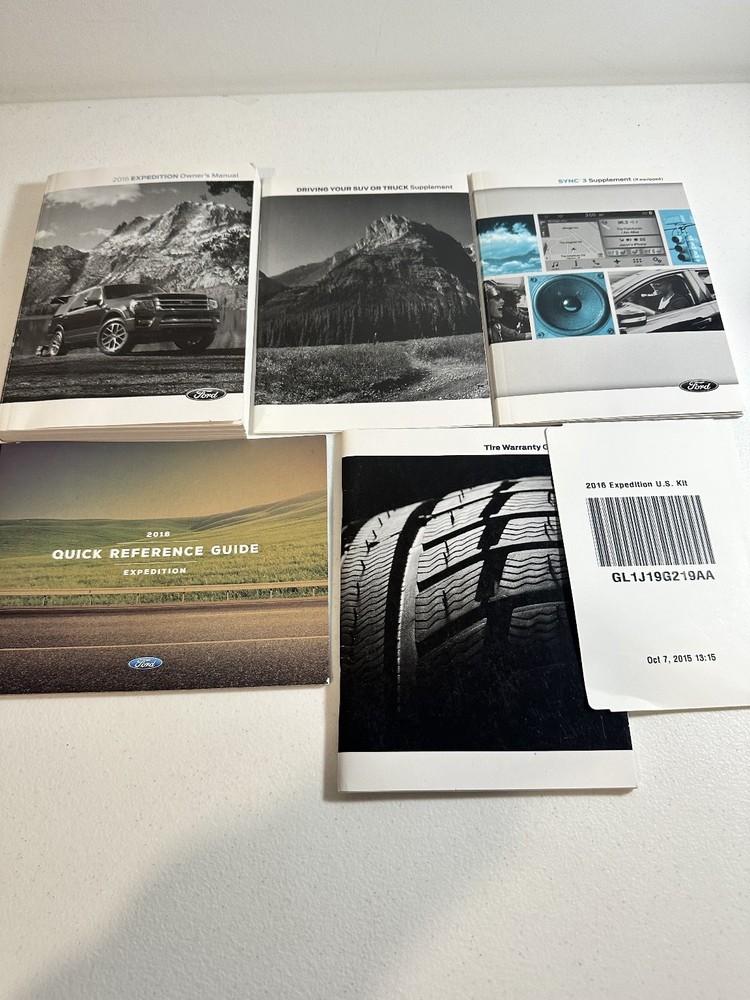 2016 Ford Expedition Owner's Manuals Set