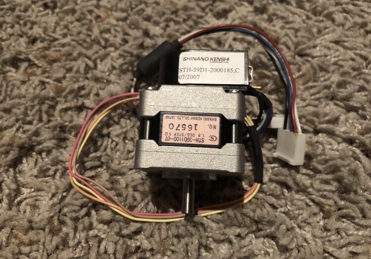 Motor-Shinano STH-39D1100-07 Stepper Motor 16570 w/ Optical Encoder E2-200-197