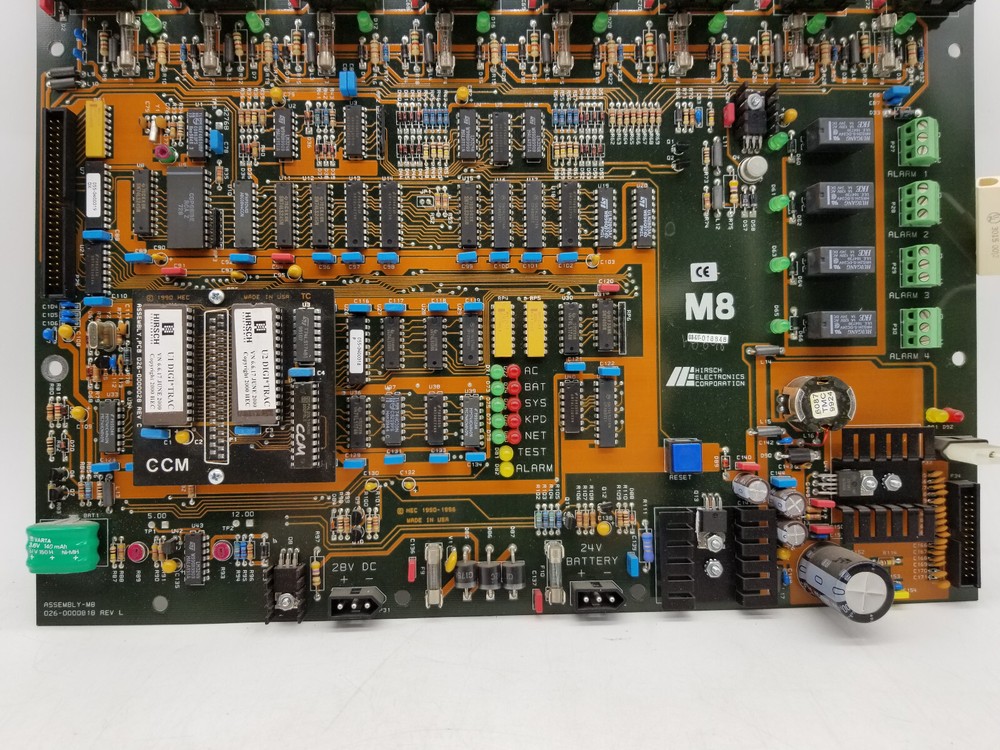 Hirsch Security Access Control M8 8-Door Controller Board 026-0000818