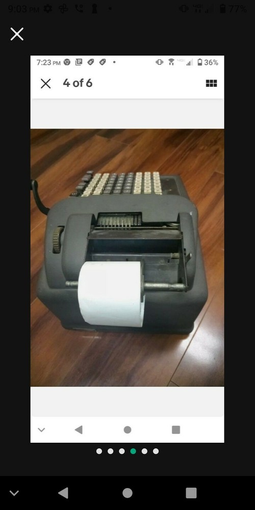 Early 20th Century Antique Burroughs Adding Machine