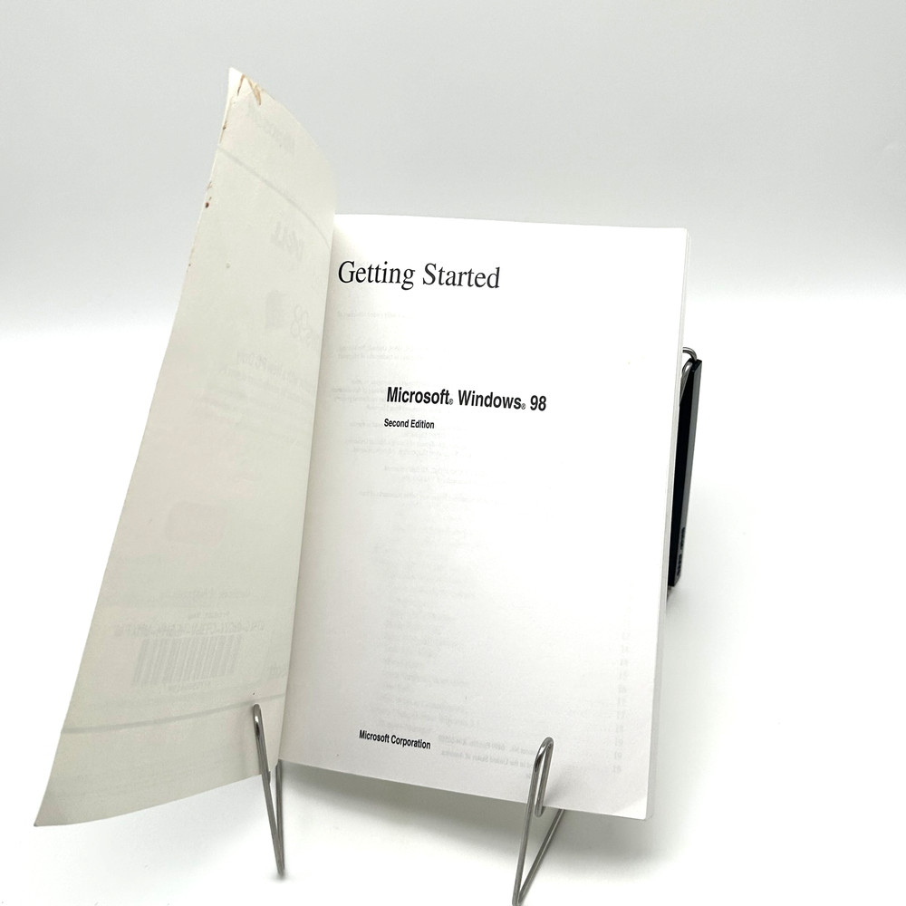 Microsoft Windows 98 Second Edition Getting Started Manual w/ COA Product Key