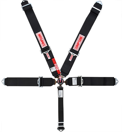 Simpson Racing 29110P Harness - Camlock - 5 Point - SFI 16.1 - Pull Down - Bolt