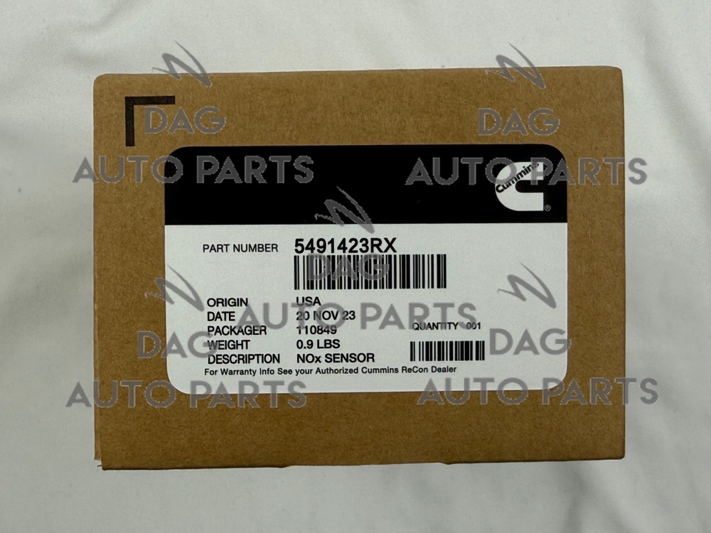 OEM Cummins NOx Sensor 5491423RX