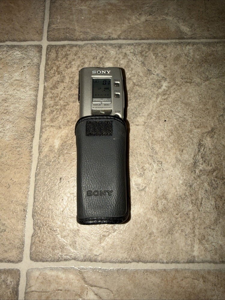 Sony ICD-R100 Handheld Digital Voice Recorder - Tested Working