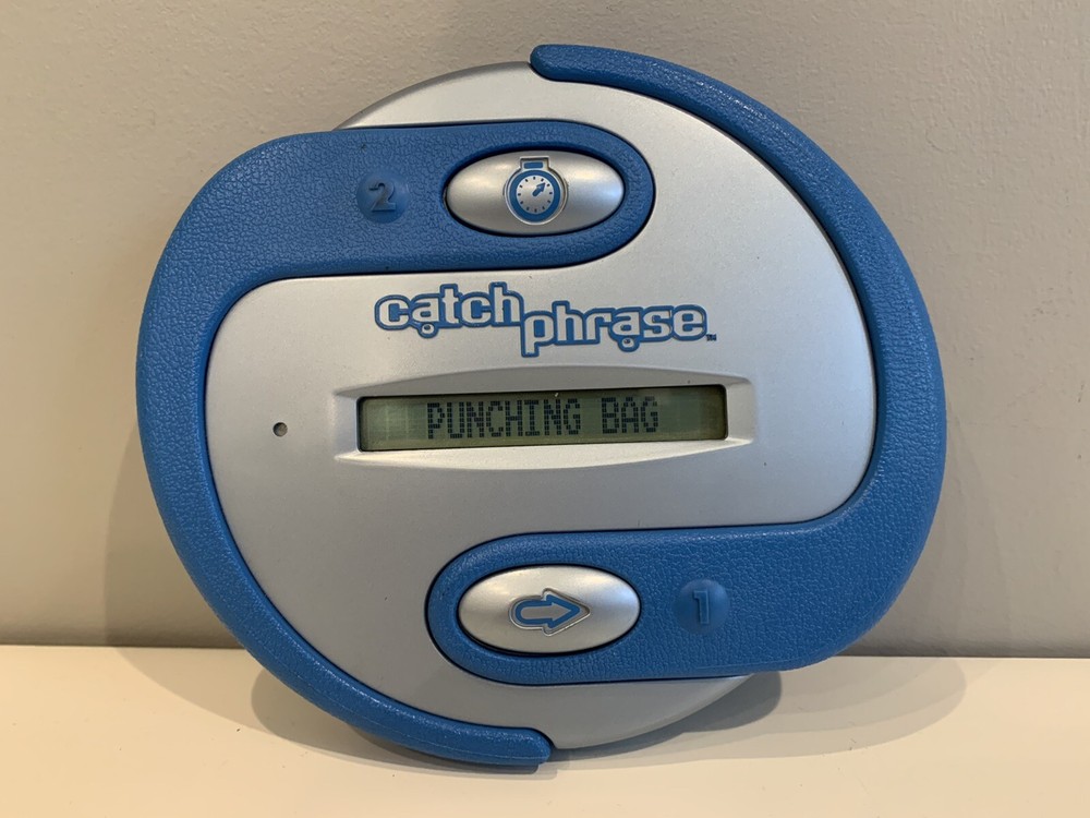 Original Hasbro Electronic CATCH PHRASE FUN Handheld Game 2000 Tested Party Game