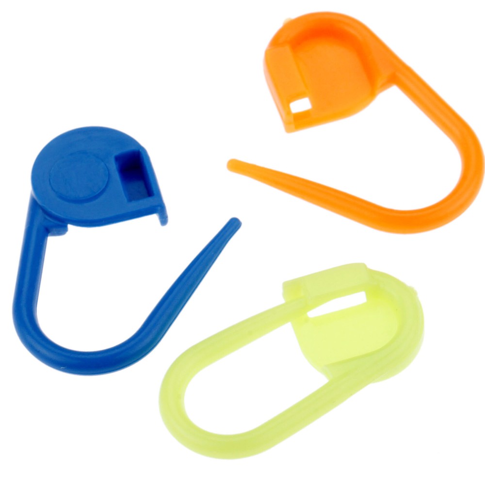 1Box Plastic Crochet Needles Hook Sewing Accessories With Case Knitting Tools