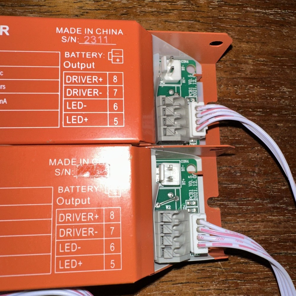 2 BILLDA EMERGENCY LED DRIVER BLD-CM20E-480800