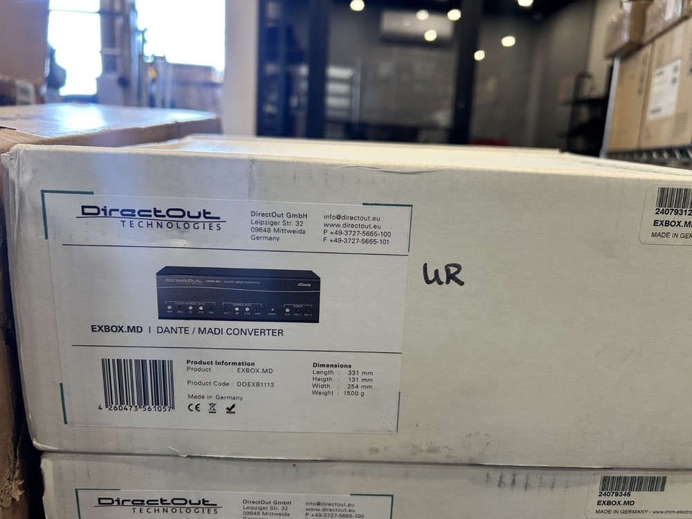 DirectOut Technologies EXBOX.MD Dante/MADI Converter