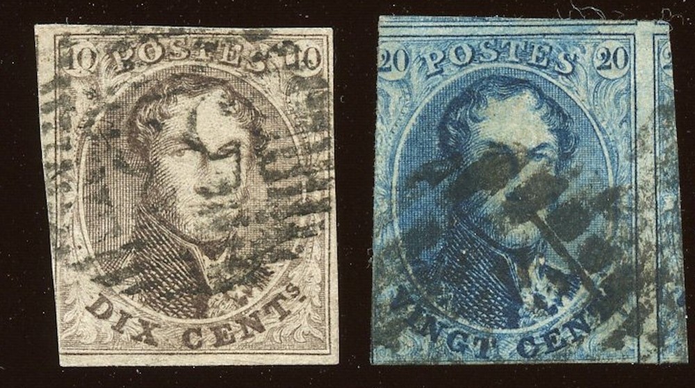 Belgium - Sc# 10 - 11, Used.  2019 SCV $18.00