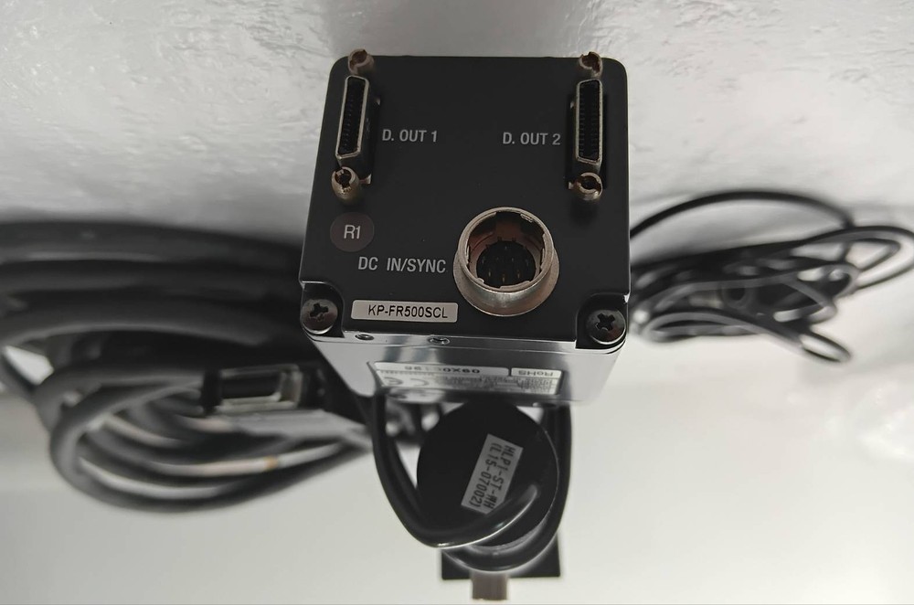 Hitachi KP-FR500SCL + Mitutoyo 10x Lens