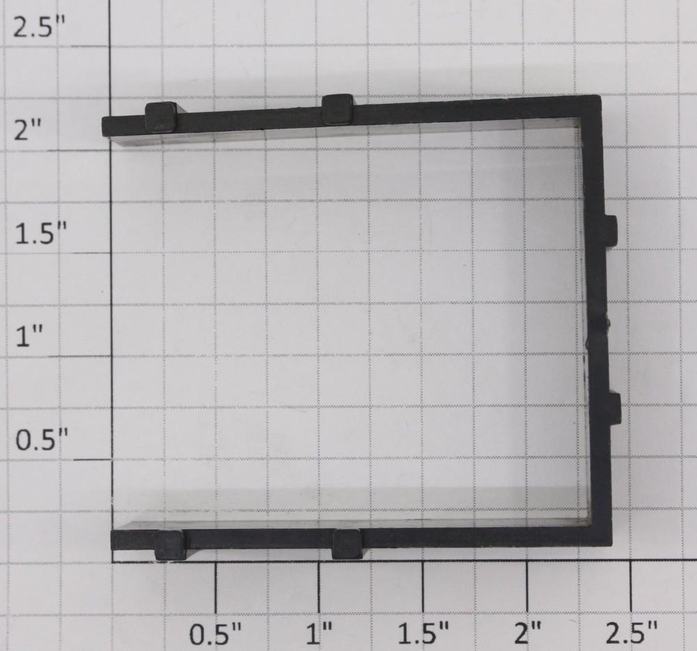 K-Line K723B-47000 Black Plastic Flatcar End Structure