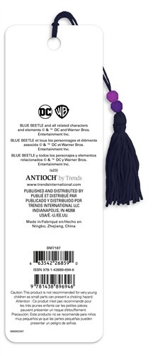 Premier Bookmark Tassel DC Blue Beetle