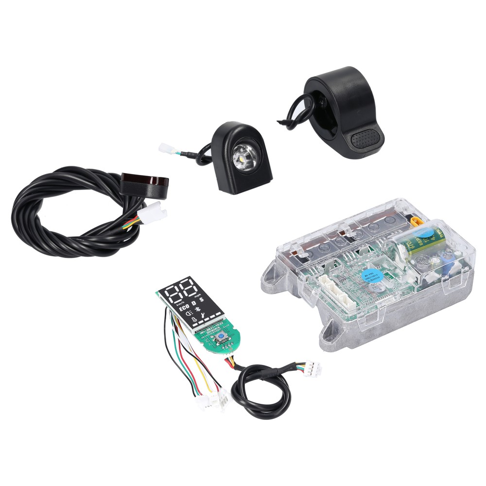 Electric Scooter Motor Controller W/ Headlight & Tail Light For Night Riding
