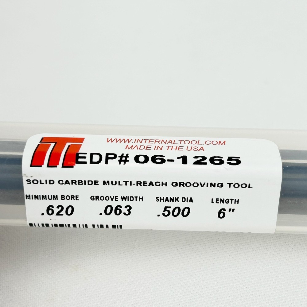 Internal Tool ITI Solid Carbide Multi-Reach Grooving Tool #06-1265