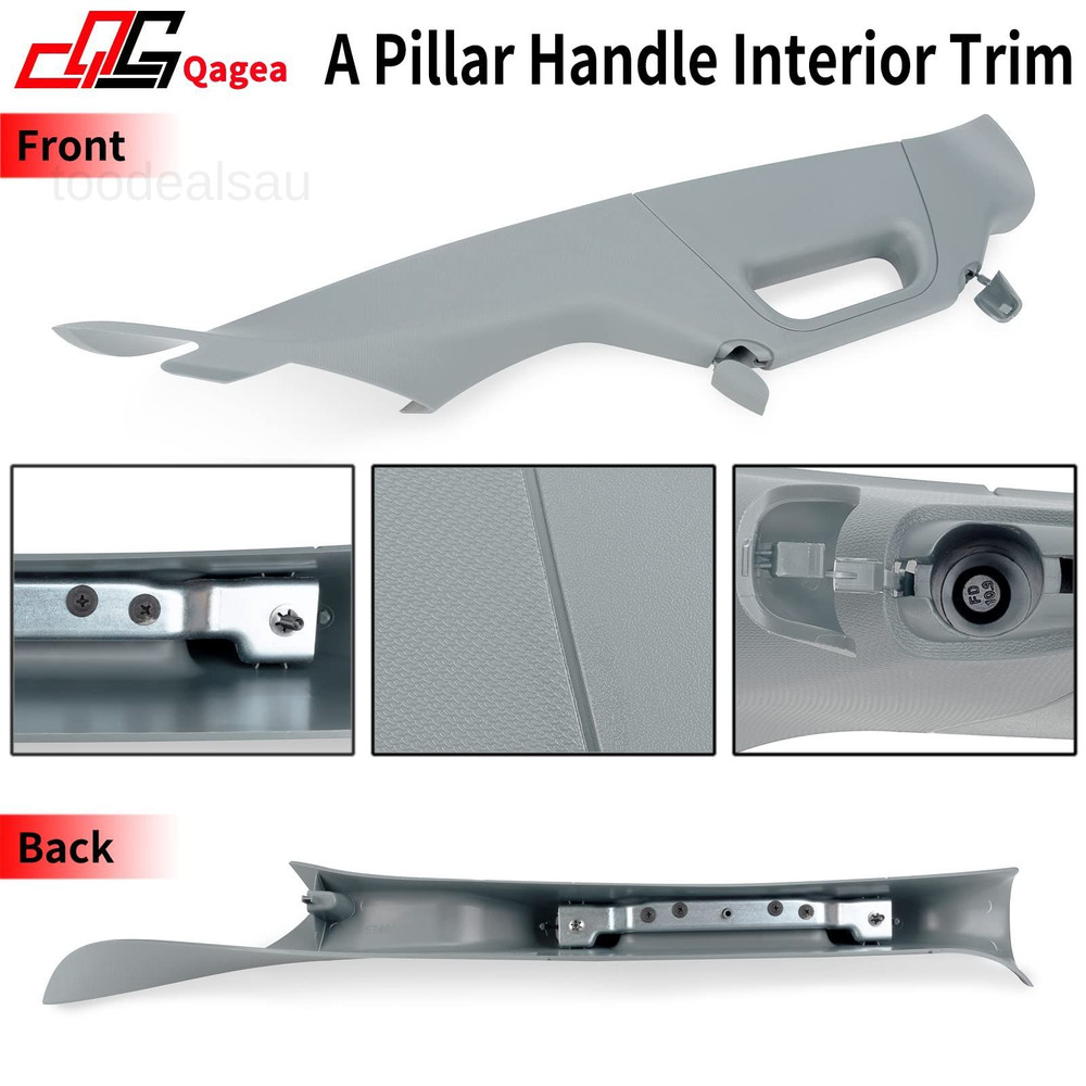 A-Pillar Grab Handle Interior Trim Passenger Right Side, Gray