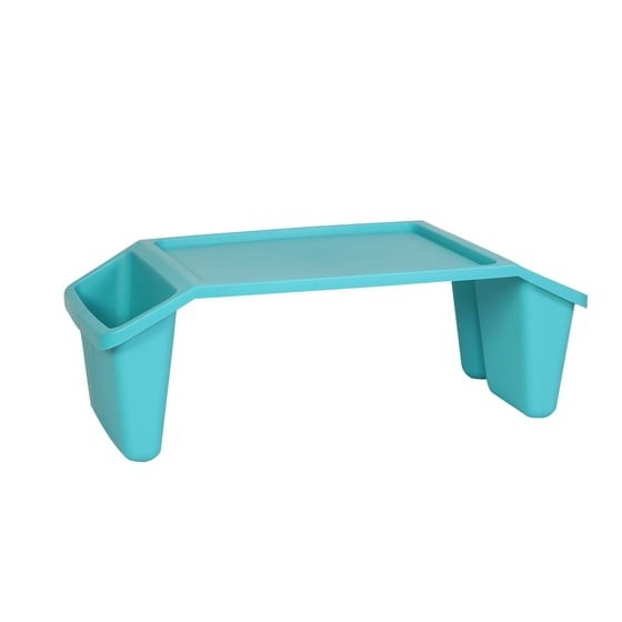 (2 pack) Everything Mary Lap Desk, Teal 17.9" Storage Lap Desk