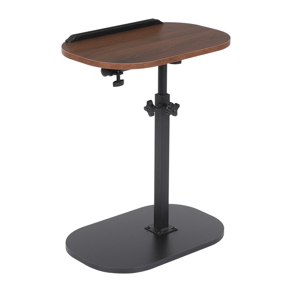 C-shaped Side Table Sofa Table for Living Room+Study Height Adjustable SideTable