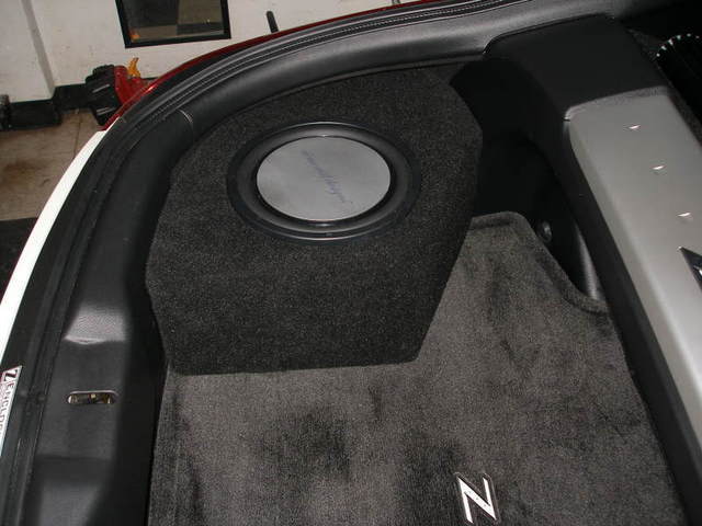 350Z Subwoofer Enclosure Sub Box 1-10" CORNER MOUNT