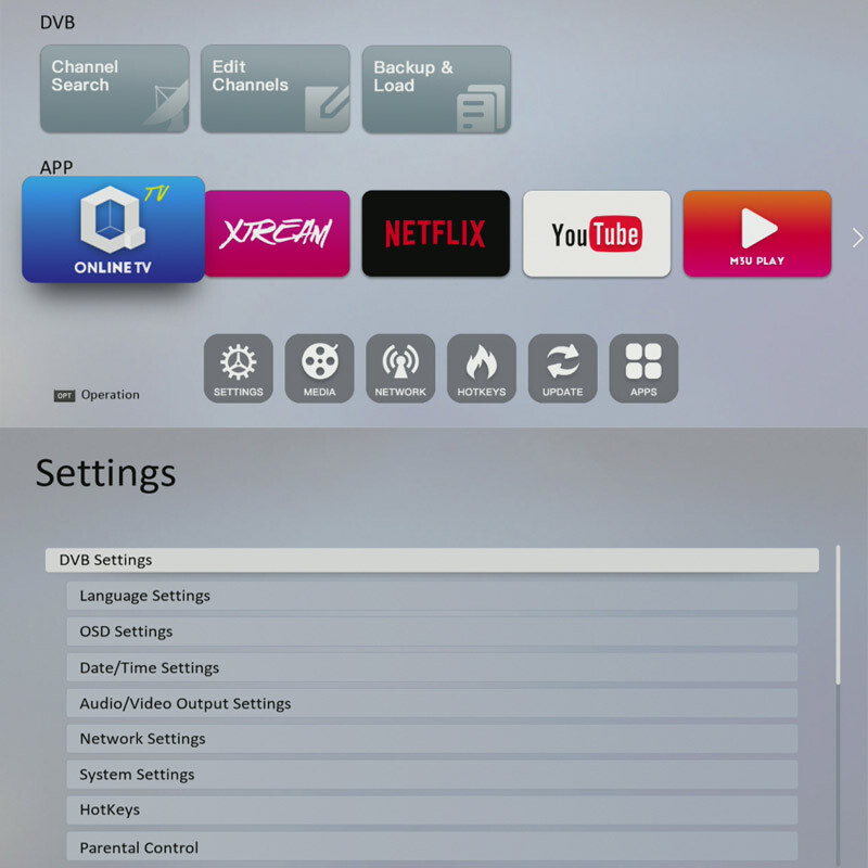 Qviart OG Co Full HD Linux CA IPTV Combo Receiver
