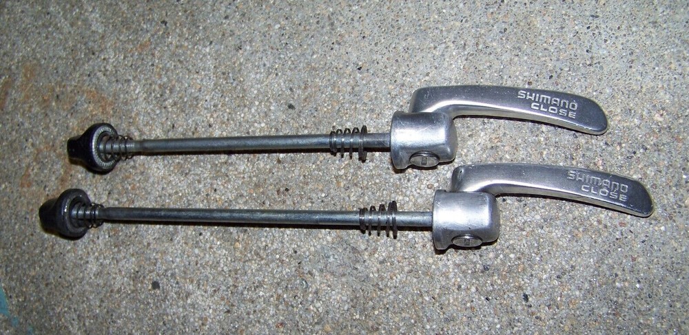Vintage Shimano Quick Release/ Skewer Set