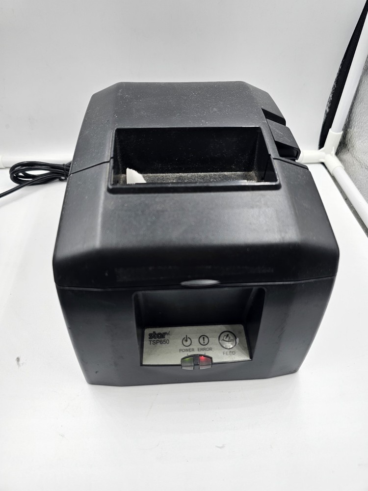 Star Micronics TSP650 Thermal Receipt Printer w/Power Adapter And USB Cable
