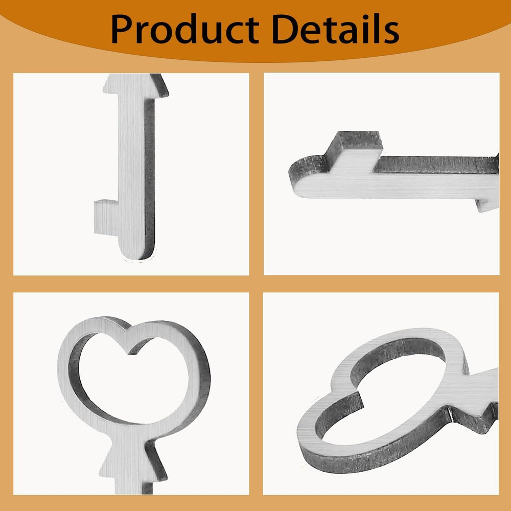 Cedar Box Key Replacement for Mini Keepsake Boxes, 2-Pack