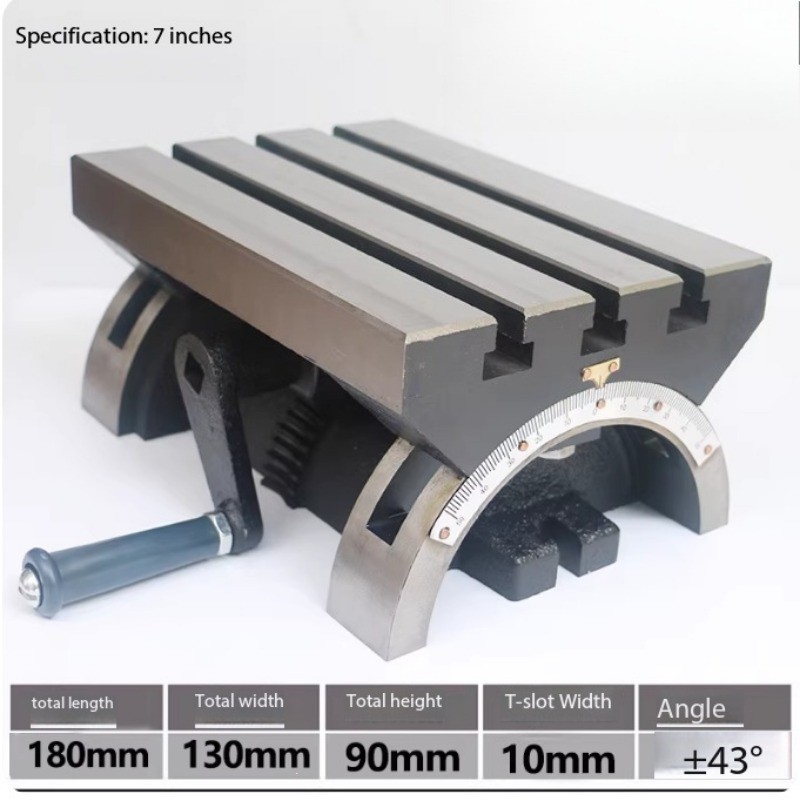 Tilting Workbench Adjustable Angle Workbench Workbench for Milling Machine