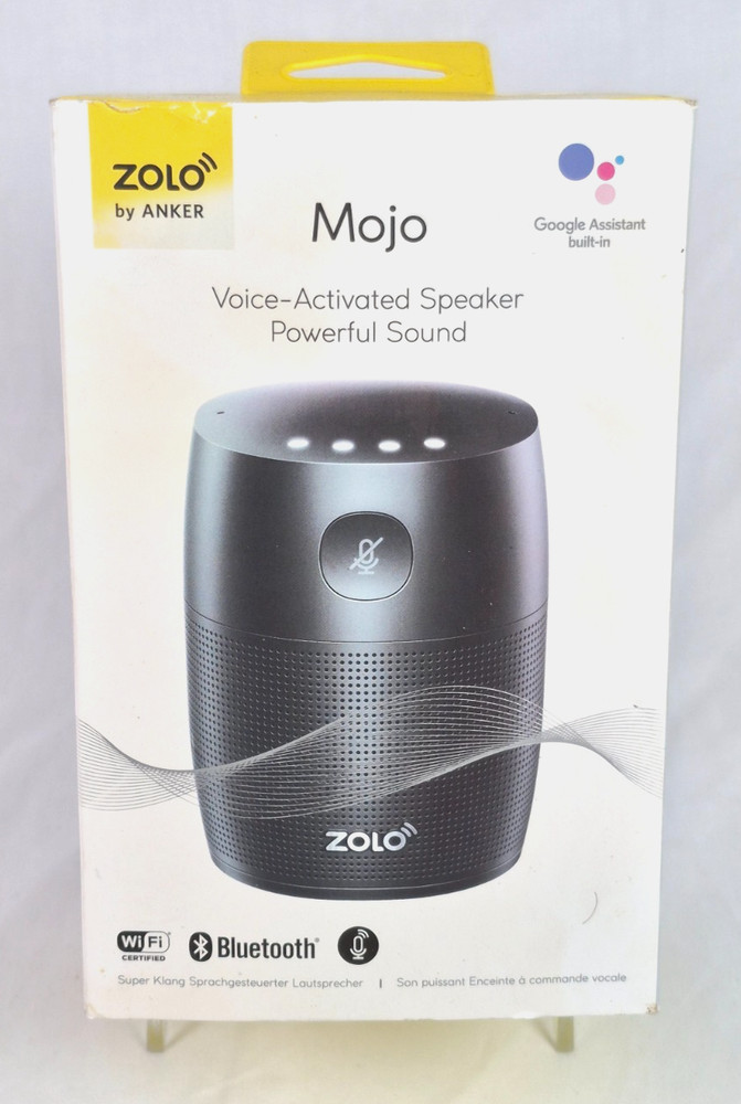 Zolo Mojo by Anker Google Assistant Chromecast Bluetooth Speaker - Black