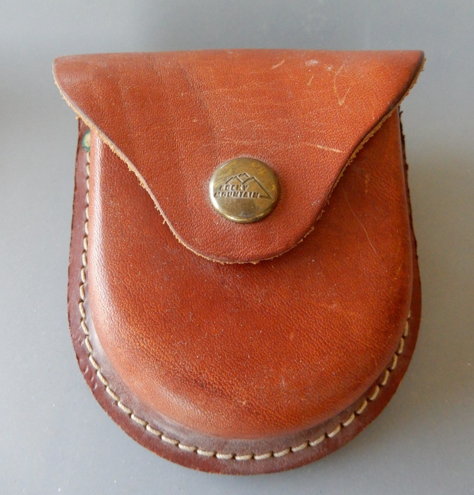 Sturdy Leather handcuff Holster Belt Pouch EUC