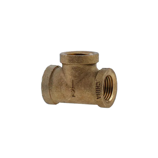 No Lead Brass Tee, 3 Way-1"