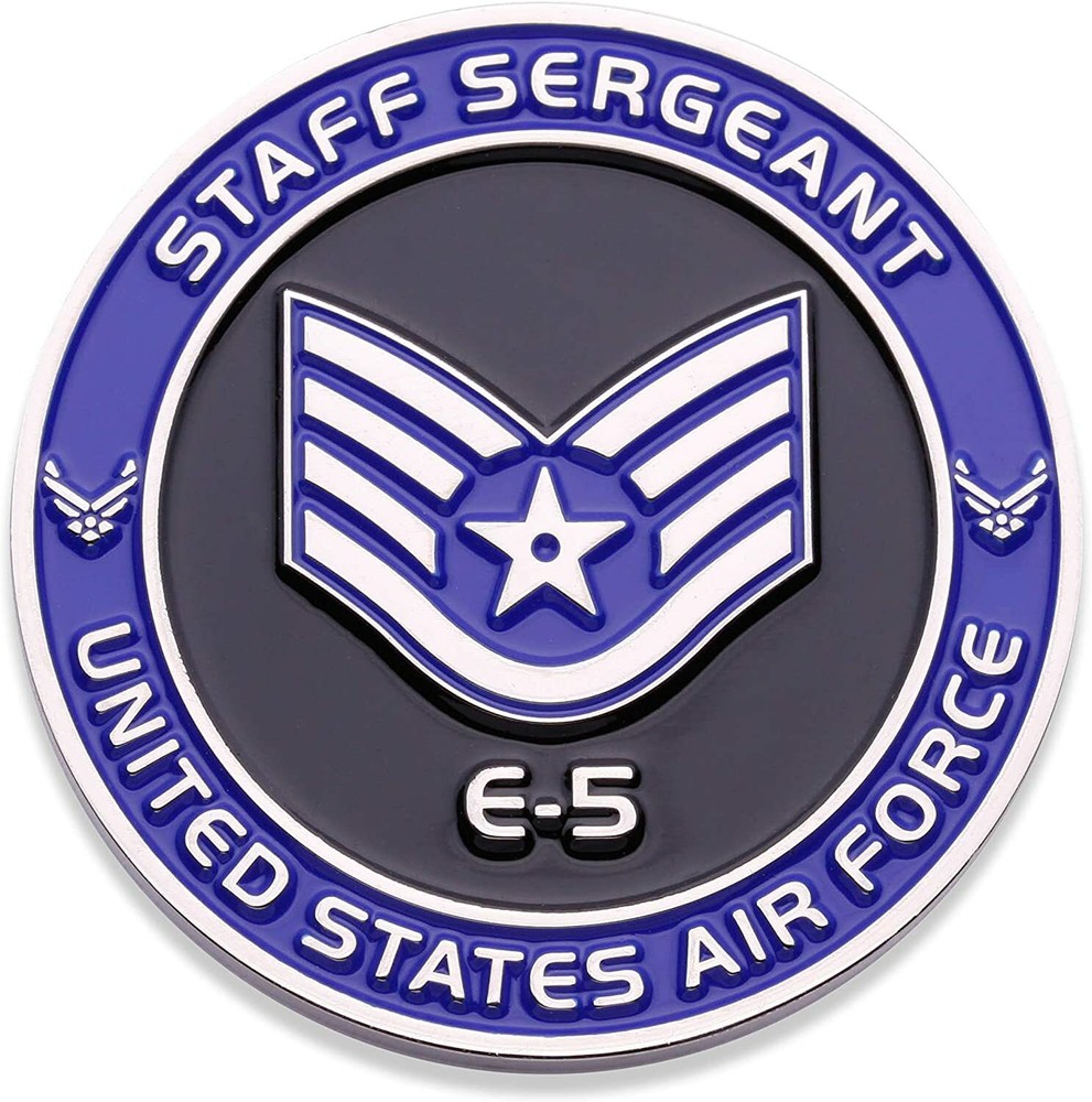 Air Force Staff Sergeant E5 Challenge Coin