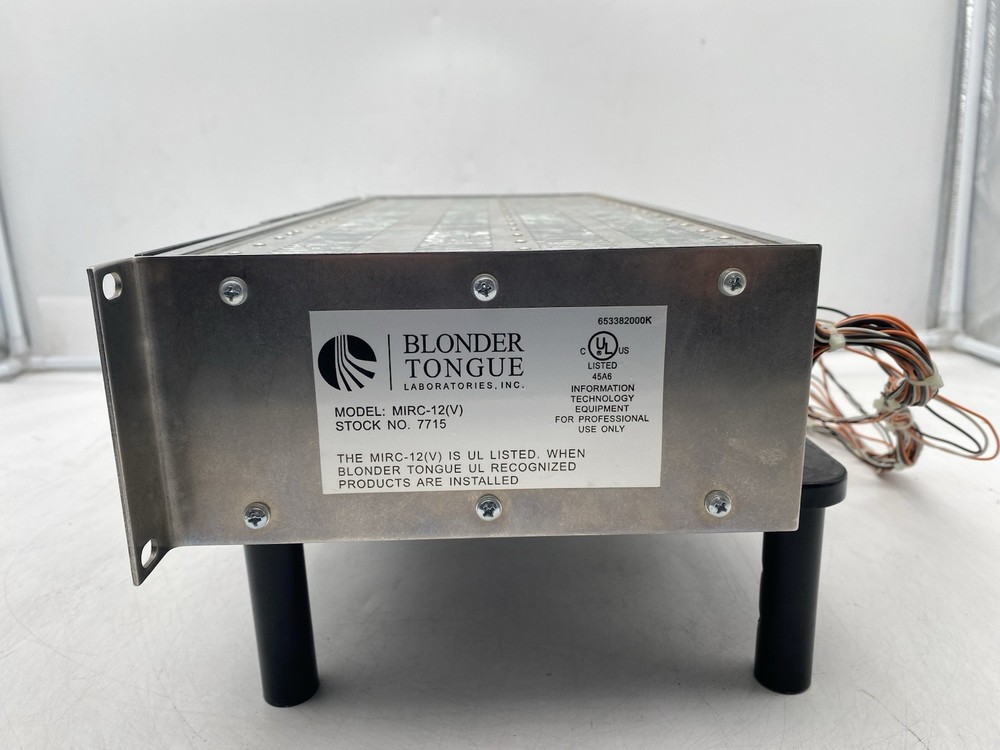 Blonder Tongue Labs MIRC-12(V) Modulator Chassis w/ Modules Read Description