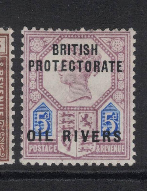 Niger Coast Protectorate SG 5 MOG (10fjc)