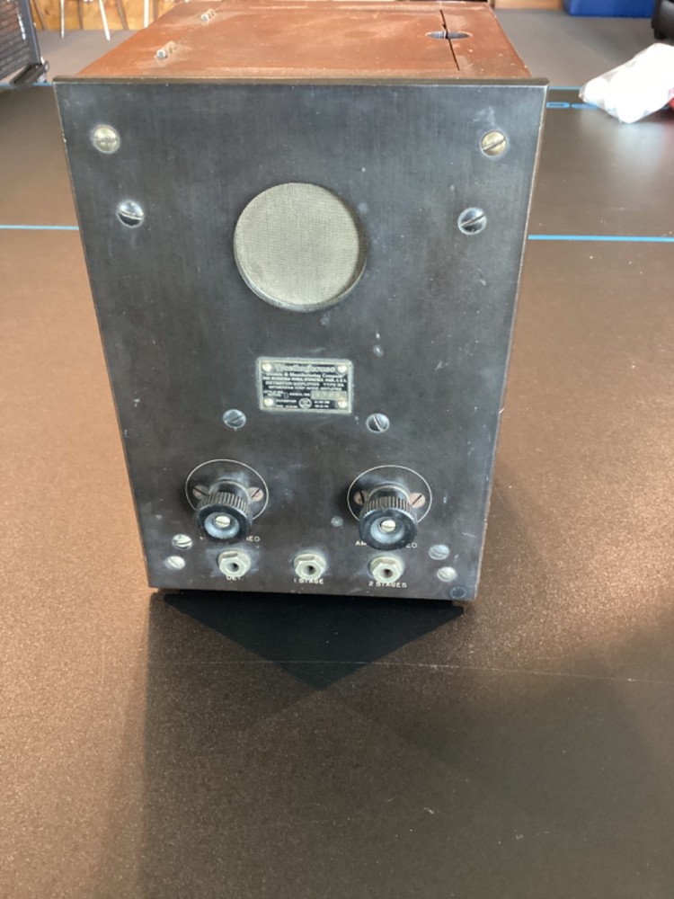 1920's Westinghouse detector amplifier