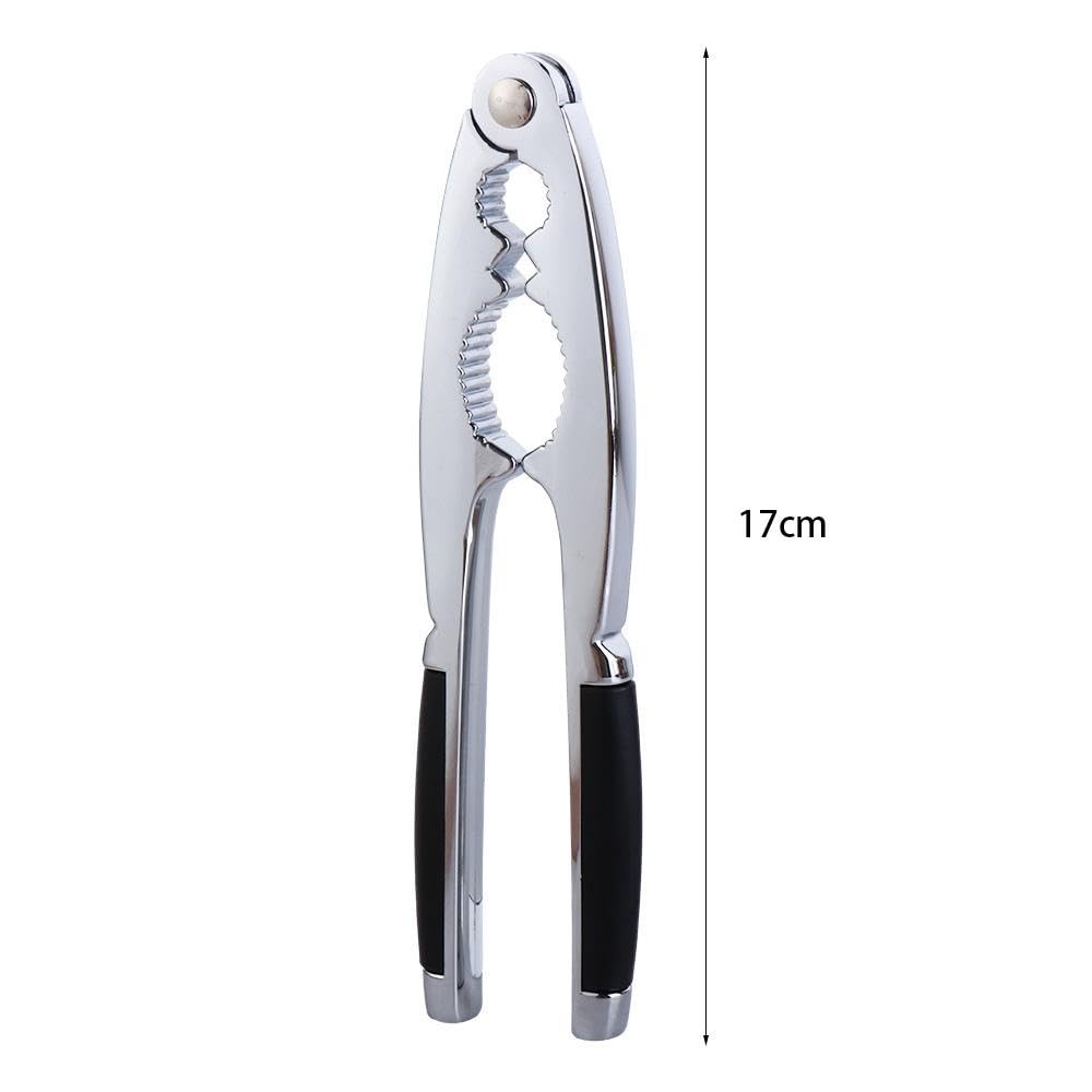 Heavy Duty Walnut Cracker Tool w/ Non Slip Handle Nut Shell Openers for Kitchen