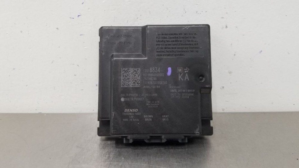 20 CADILLAC ESCALADE ESV THEFT LOCKING KEYLESS ENTRY CONTROL MODULE 13518834