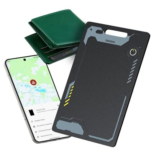 Wallet Tracker Card Android, IP68 Waterproof Smart Card Luggage Tracker