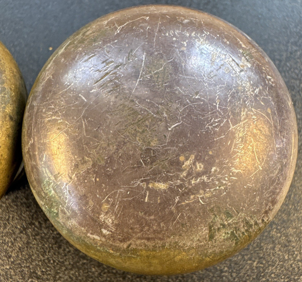 Pair Antique Passage Door Knobs 2-1/4”