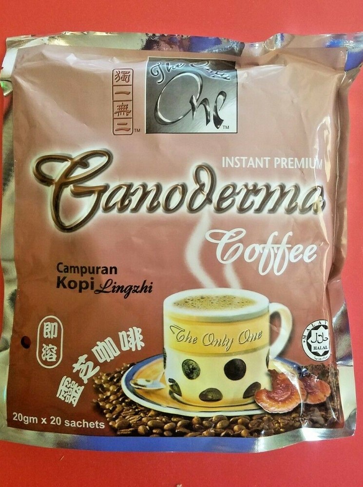 2 PACK INSTANT PREMIUM GANODERMA COFFEE 20 SACHETS EACH