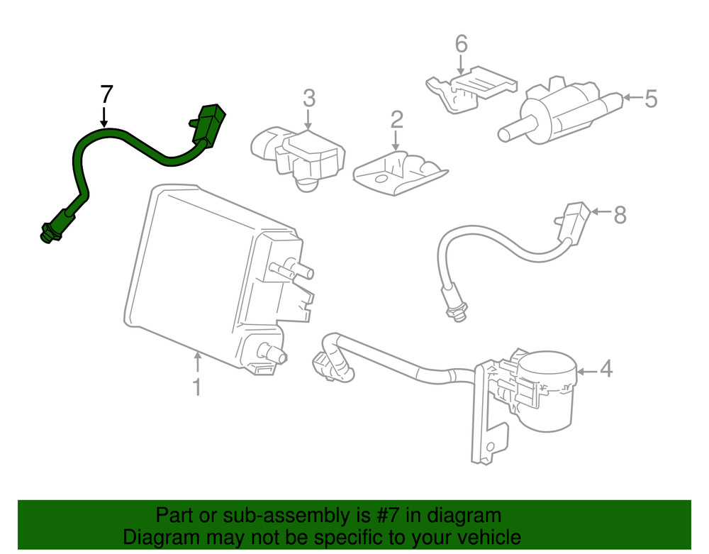Genuine GM Heated Oxygen Sensor 12592592