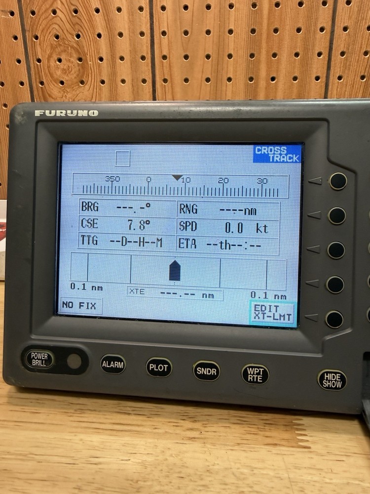 Furuno GP-1850DF Navionics GPS Chartplotter w/Sounder Tested Working With Case