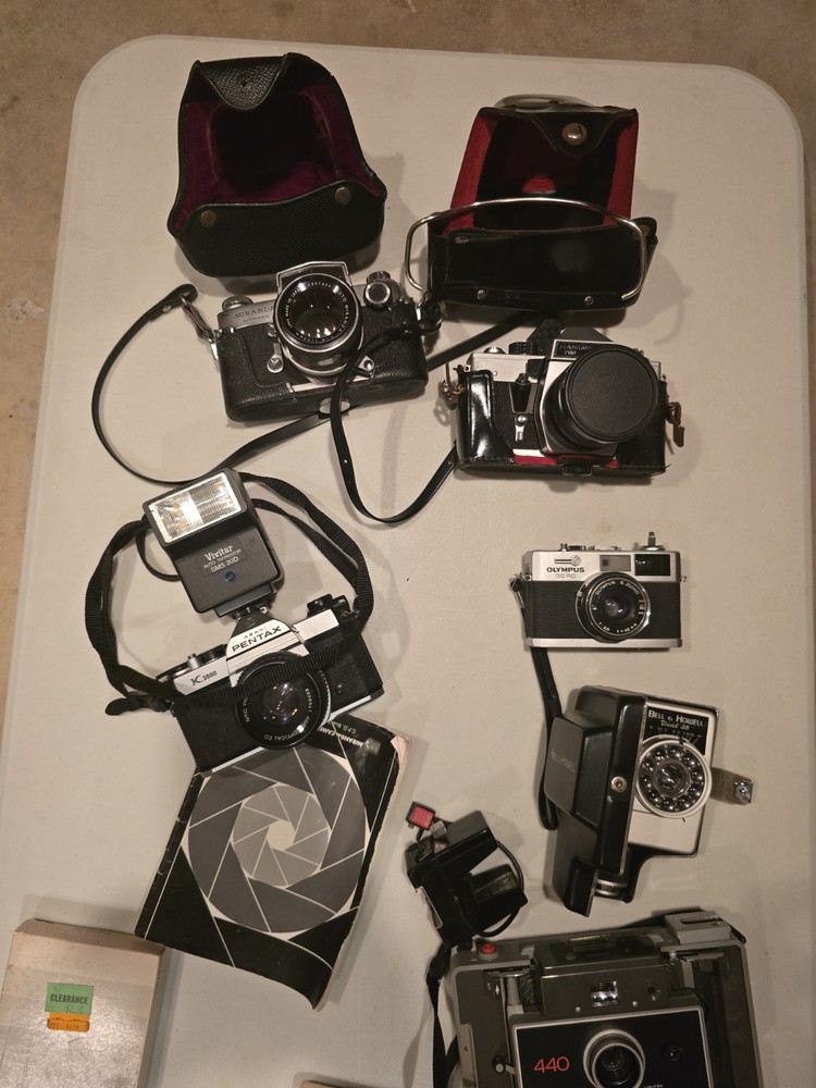 vintage camera lot untested