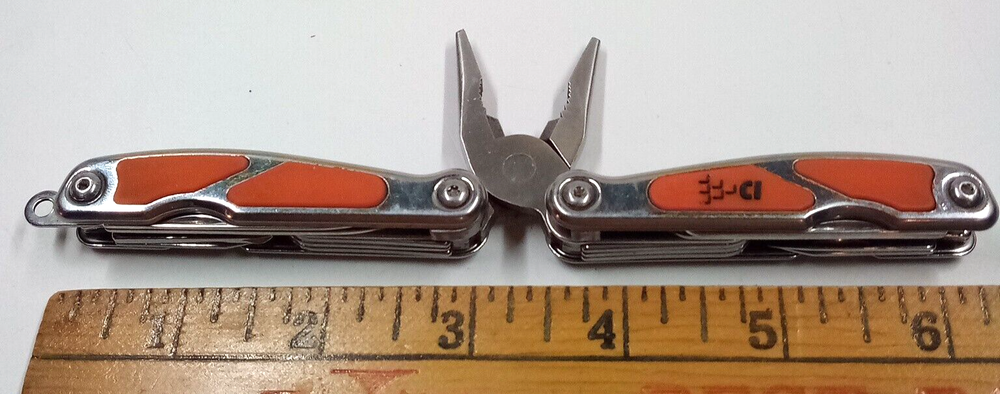 Vintage Multi Tool 10 Elements including Needle Nose Pliers