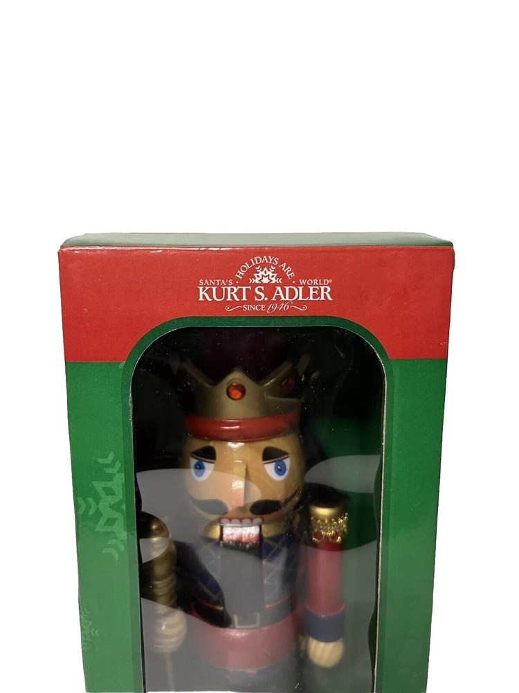 Kurt S Adler 9” Wooden Nutcracker King